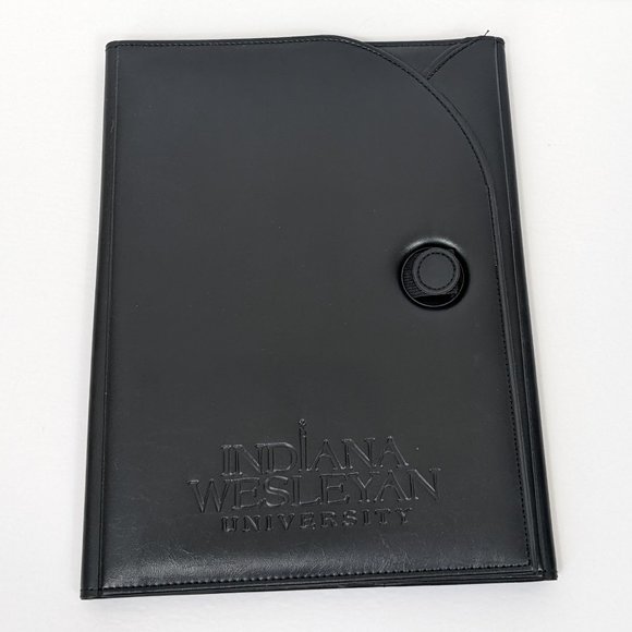 Indiana Wesleyan University Scripto Black Legal Pad Folder Portfolio - Picture 1 of 5